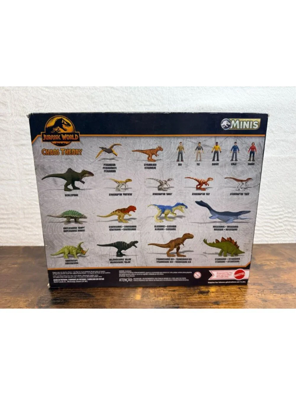 Jurassic World Chaos Theory Mini Figures Set Of 20 By Mattel Netflix Series